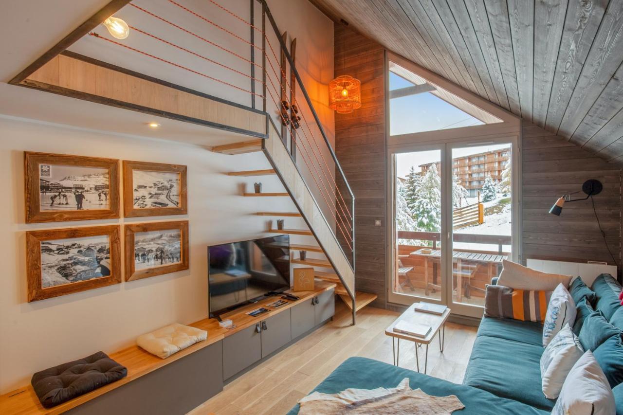Appartement Spacieux L'Alpe D'Huez, Balcon Exterior foto